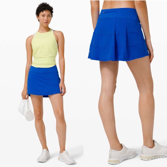 LULULEMON | Pace Rival Skirt *4-way Stretch 15" in Cerulean Blue | Size 2 - Picture 1 of 11